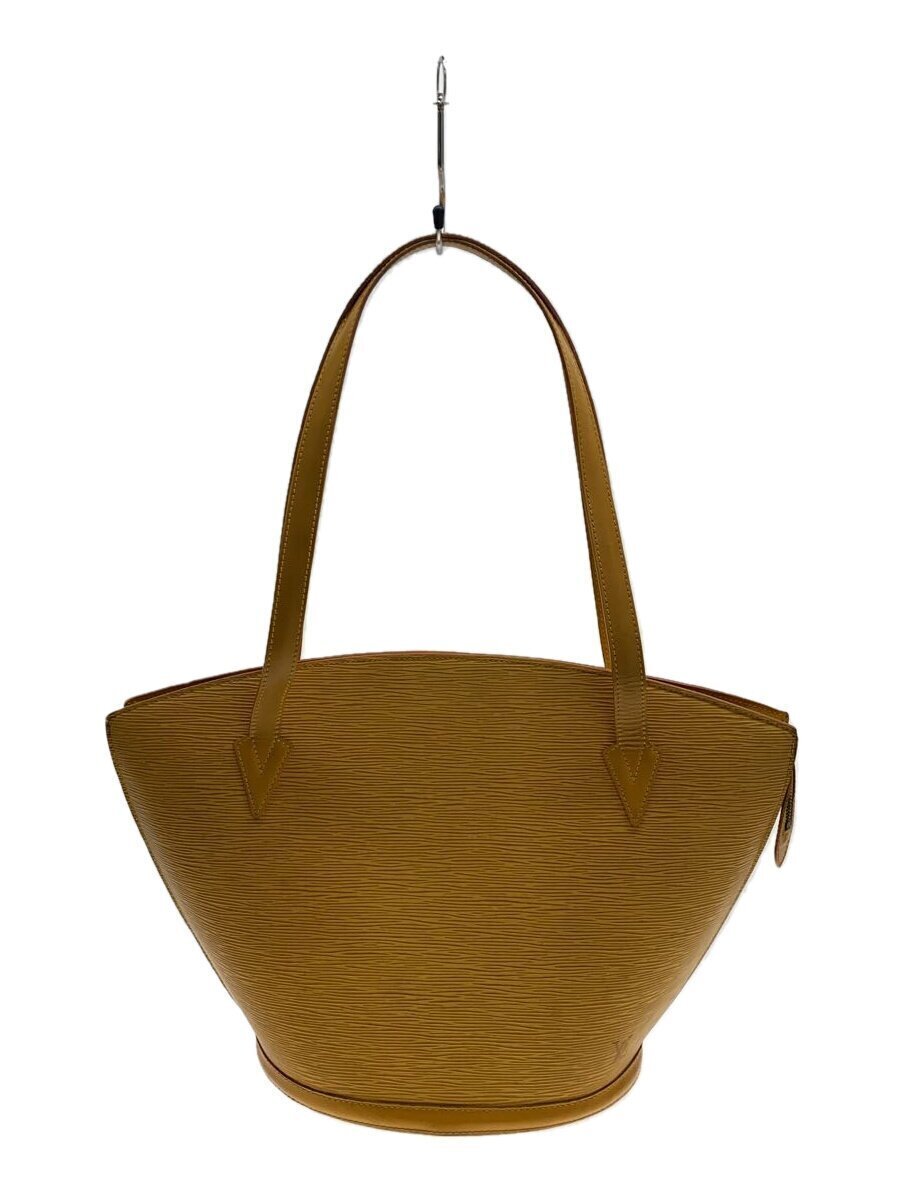 Louis Vuitton Saint Jacques Poignee Long Epi Orange Leather Orange